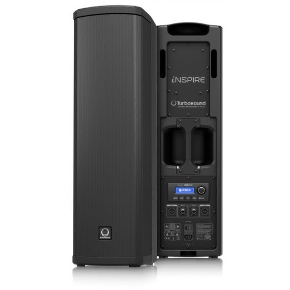 TURBOSOUND iNSPIRE iP300 компактная аудио колонна, НЧ-2х6,5" ВЧ-4х2", 600Вт, неодимовые драйверы