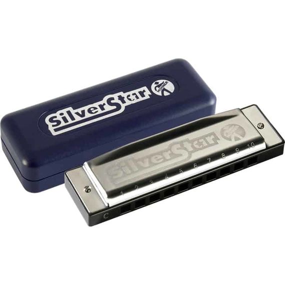 HOHNER M50401 Silver Star C-major Губная гармошка Hohner. 20нот, язычки -латунь