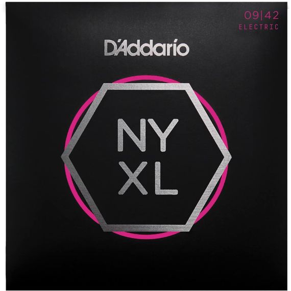 D`ADDARIO NYXL0942 SUPER LIGHT 9-42 струны для электрогитары, толщина 9-42