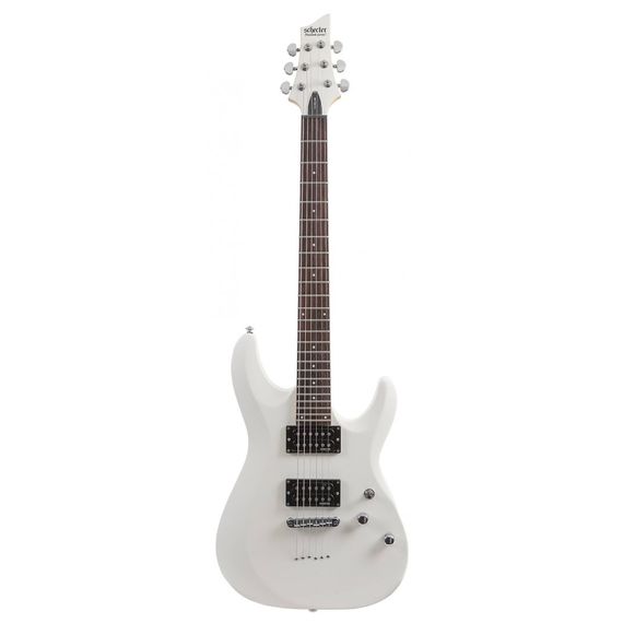 SCHECTER C-6 DELUXE SWHT Гитара электрическая шестиструнная, крепление грифа: на болтах