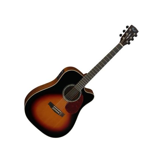 CORT MR710F-SB MR Series лектро-акустическая гитара, с вырезом, санберст,Форма корпуса: дредноут, с, изображение 2