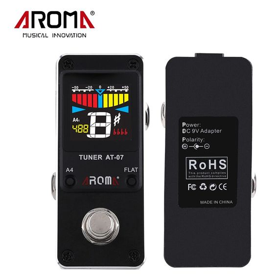 AROMA AT-07 GUITAR TUNER Педаль тюнер хроматический