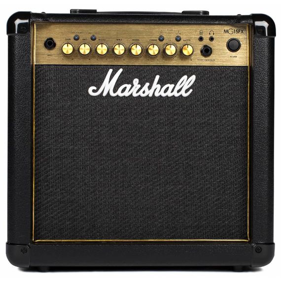 MARSHALL MG15GFX усилитель гитарный транзисторный, комбо, 1х8` 15Вт, 2 канала (Clean, Overdrive), се