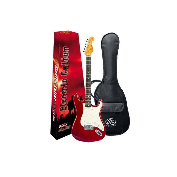 SX SST62+/CAR Электрогитара, stratocaster, корпус: ольха, гриф: клён, накладка: клён, 21 лад,