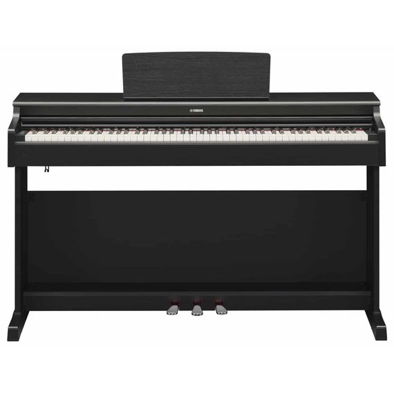 YAMAHA YDP-164B цифровое фортепиано, цвет Black Walnut. Клавиатура GH3 с синтетическими покрытием из слоновой кости и черными клавишами из черного дерева, Процессор CFX, Полифония 192, Усилитель 20Вт х 2, Динамики 12 см х 2, Мобильное приложение Smart Pianist