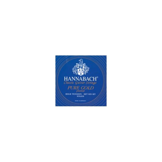 HANNABACH 825HT Blue PURE GOLD Струны для классической гитары сильного натяжения. 1, 2, 3 струны - и