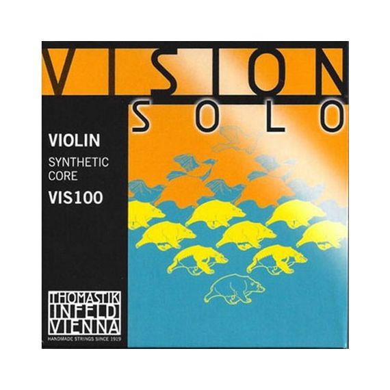 THOMASTIK VIS100 Vision Solo Комплект струн для скрипки размером 4/4, среднее натяжение