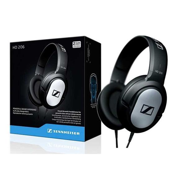 SENNHEISER HD 206 закрытые динамические наушники для экономных любителей музыки