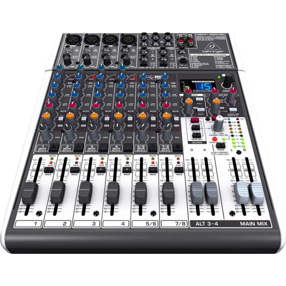 BEHRINGER XENYX X1204USB-EU Микшерный пульт компактный малошумящий,