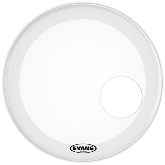 EVANS BD22RGCW EQ3 Resonant Coated White Пластик для бас-барабана 22", резонансный
