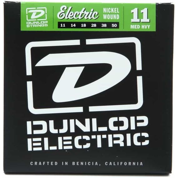 DUNLOP DEN1150 Комплект струн для электрогитары, никелированные, Medium Heavy, 11-50
