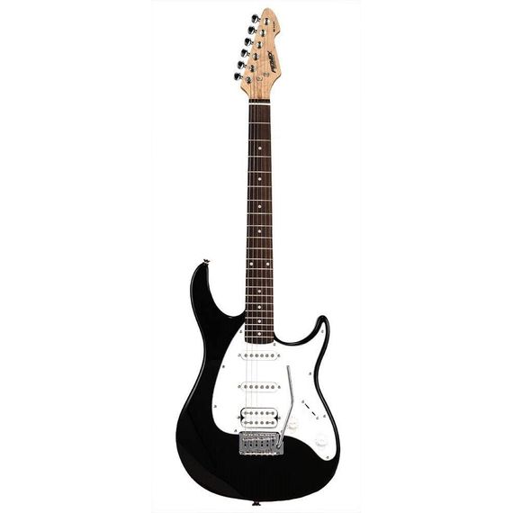 PEAVEY Raptor Plus Black Электрогитара, stratocaster, корпус: липа, гриф: клён, накладка: палисандр, 22 лада, регуляторы: 1 тон, 1 громкость, 5-позиционный переключатель, цвет Black