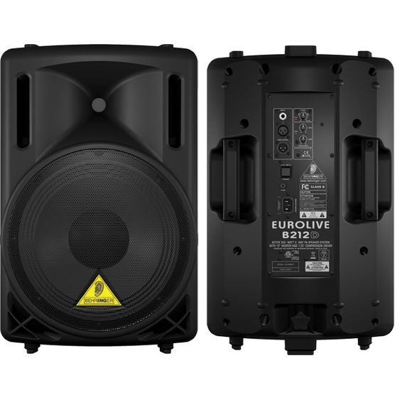 BEHRINGER B212D-EU Акустическая система активная 12", 2-полосная, 550 Вт, с Bi-amp системой усиления