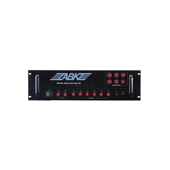 ABK MA-250P Микшер-усилитель, 70/100В независимый регулятор громкости на каждый канал, 6 зон