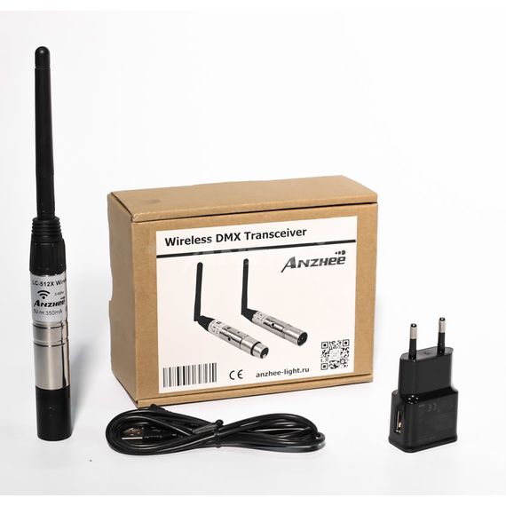 ANZHEE Wi-DMX Transmitter Compact.Компактный передатчик беспроводного сигнала Wi-DMX (2,4 ГГц).