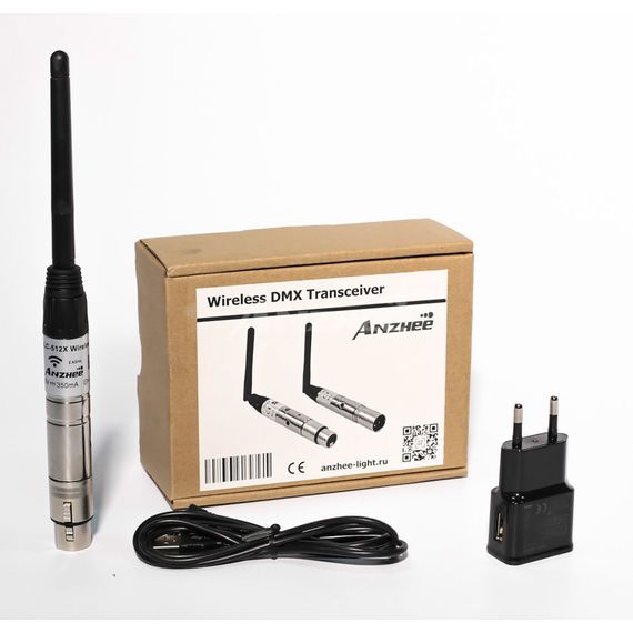 ANZHEE Wi-DMX Receiver Compact.Компактный приемник беспроводного сигнала Wi-DMX (2,4 ГГц).