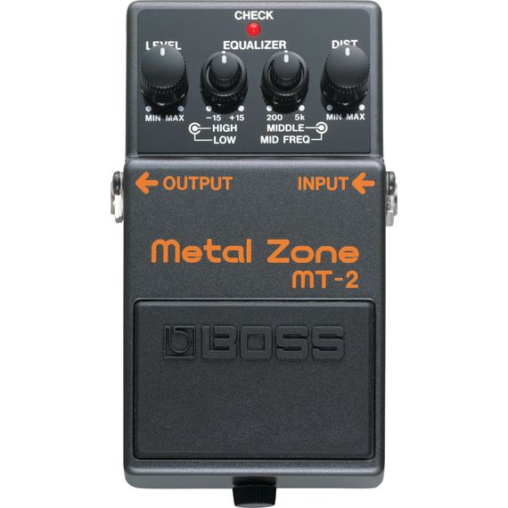 BOSS MT-2 гитарная педаль Уникальная педаль дисторшн с двойным регулятором гейна