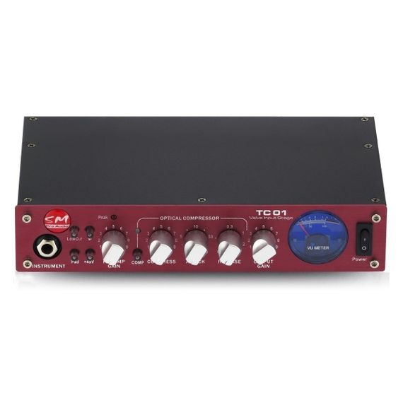 SM Pro Audio TС01-Одноканальный ламповый предусилитель с фантомным питанием, переключателем фазы, кл