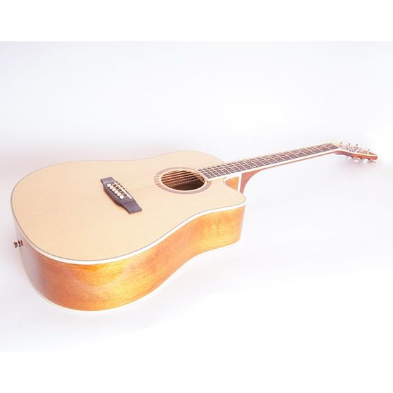 CARAYA F668C-N Акустическая гитара, с вырезом,Размер: 41". Форма корпуса: дредноут с вырезом. Верхня, изображение 4