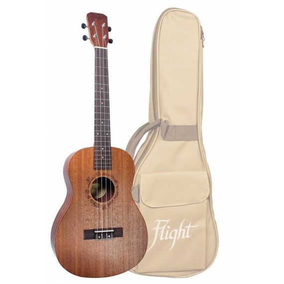 FLIGHT NUB 310 Укулеле, баритон,Верхняя дека - сапеле Корпус - сапеле Гриф - окуме Накладка на гриф