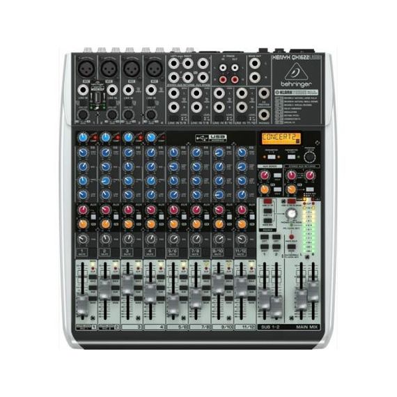 BEHRINGER XENYX QX1622USB-EU Пульт микшерный универсальный малошумящий премиум-класса