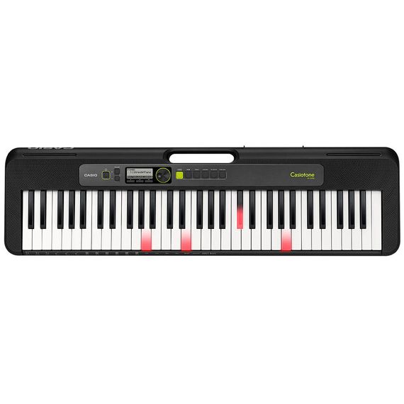 CASIO LK-S250 Синтезатор, 61 клавиша фортепианного типа с чувствительностью к касанию, 400 тембров,