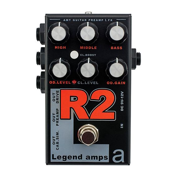 AMT R-2 Legend amps Guitar preamp (Rectifier Emulates 2) Педаль гитарная