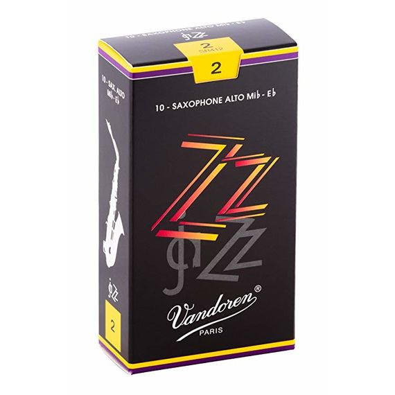 VANDOREN SR412 № 2 Трость д/саксофона альт, серия ZZ, (упаковка 10 штук)
