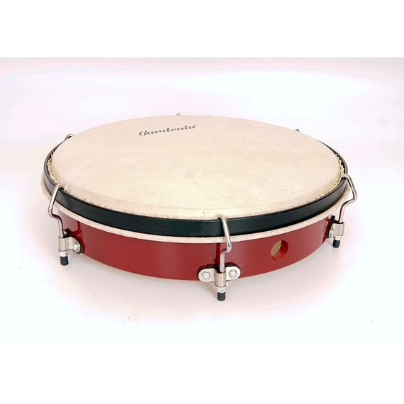 DADI MT6-121C Тамбурин с пластиком круглый 12" настраиваемый с 1 рядом бубенцов, корпус - пластик., изображение 4
