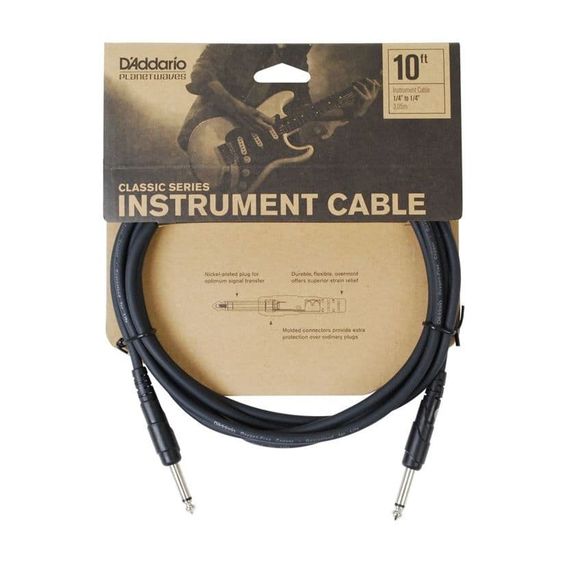 PLANET WAVES PW-CGT-10 Кабель инструментальный одножильный 3м, изображение 2