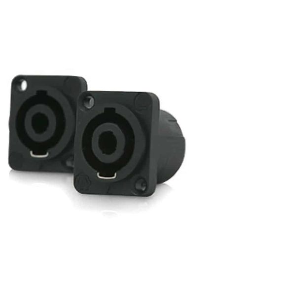 PRATT BH-NL4MP Кабельный разъём SPEAKON панельный , 4-х контактный.Квадратный черный