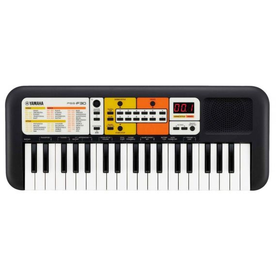 YAMAHA PSS-F30 Синтезатор для детей.Количество клавиш: 37.Тип: HQ mini (High-Quality mini).