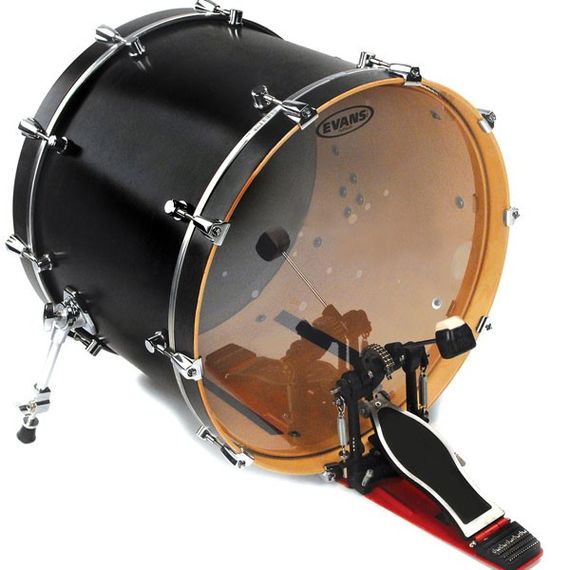 EVANS BD22HG Hydraulic Glass 22" Пластик для бас барабана двойной прозрачный