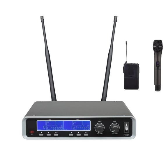 B&G IU-280AG Радиосистема вокальная, UHF 500-980MHz, PPL 2000 переключаемых  частот, Led дисплей, 1