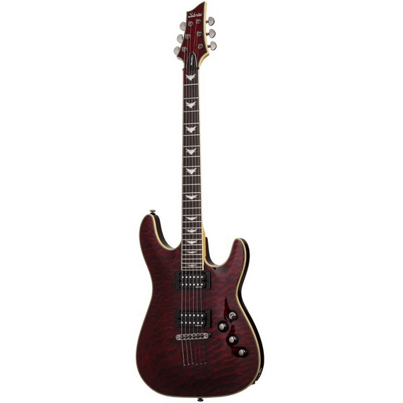 SCHECTER OMEN EXTREME-6 BCH Гитара электрическая, 6 струн, корпус махагони w/Quilted Maple, гриф кле