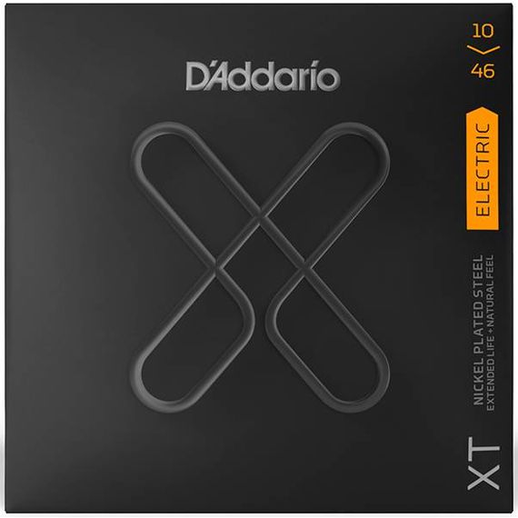 D'ADDARIO XTE1046 XT Комплект струн для электрогитары, никелированные, 10-46, с покрытием