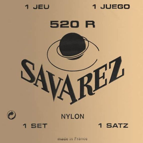 SAVAREZ 520 R Carte Rouge Комплект струн для классической гитары, посеребренные, норм.натяжение,