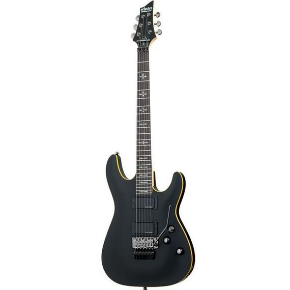 SCHECTER DEVIL-6 FR SBK Гитара электрическая, 6 струн, корпус липа, гриф клен, лады 24X Jumbo