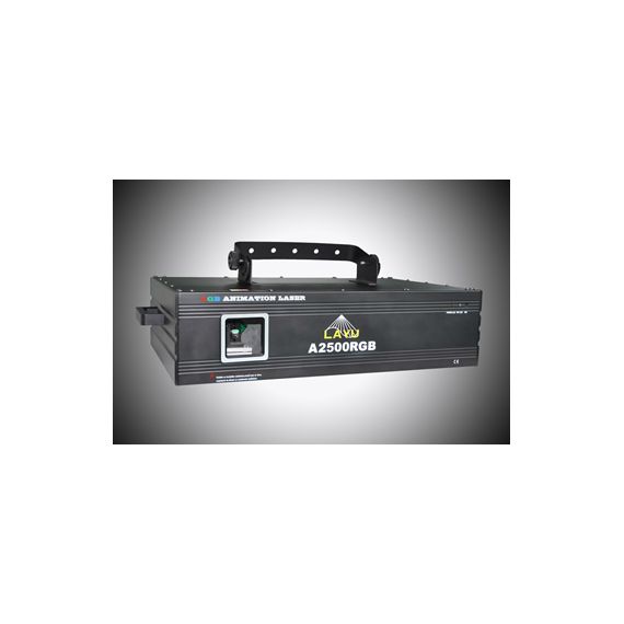 LAYU A-2500RGB полноцветный анимационный лазер с управлением от компьютера, ILDA  Мощность диодов: З