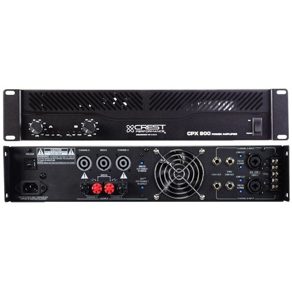 CREST AUDIO CPX900 Усилитель мощности 2х180 Вт/8 Ом/2х300 Вт/4 Ом/2х450 Вт/2 Ом, мост 900 Вт/4Ом