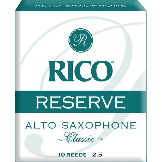 RICO RJR1025 Набор тростей для альт саксофона "RESERVE" по 10шт №2,5
