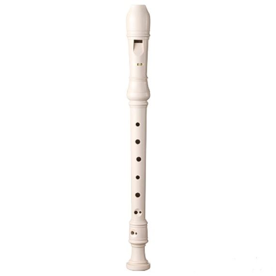 SMART HY-26G WH Блок-флейта сопрано, пластик, немецкая система, белый цвет