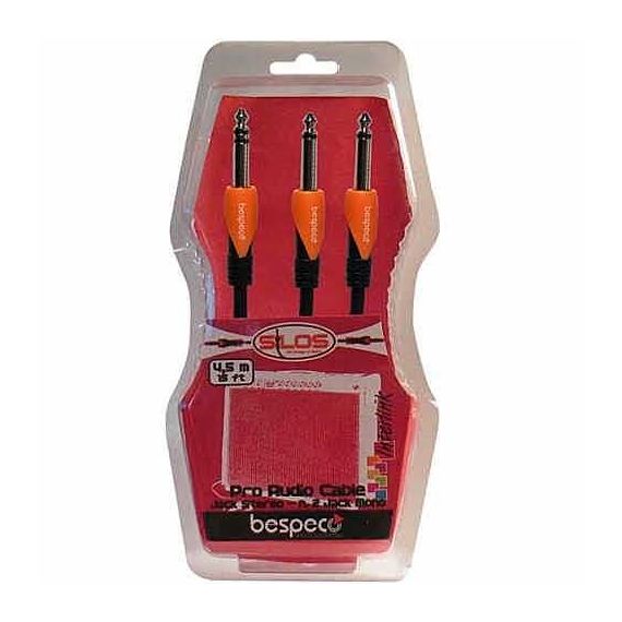 BESPECO SLYS2J500 Кабель готовый серии "SILOS", JACK stereo 6,3mm - 2 x JACK mono 6,3mm, длина 5м, изображение 2