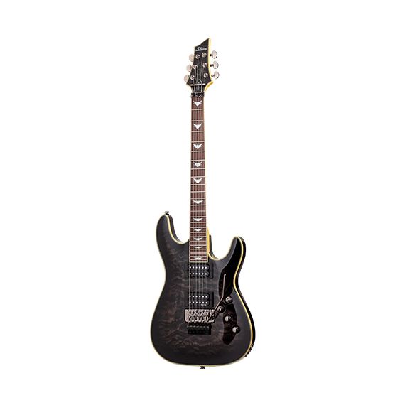 SCHECTER OMEN EXTREME-6 FR STBLK Гитара электрическая, 6 струн, корпус махагони w/Quilted Maple