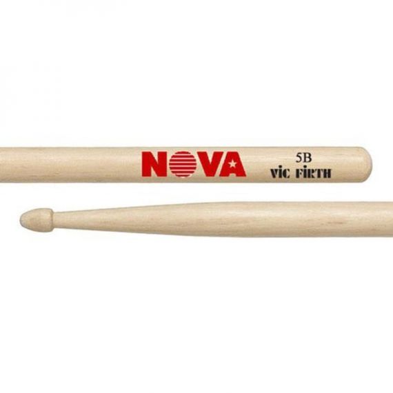 VIC FIRTH N5B Палочки барабанные "Nova"орех, деревянный наконечник