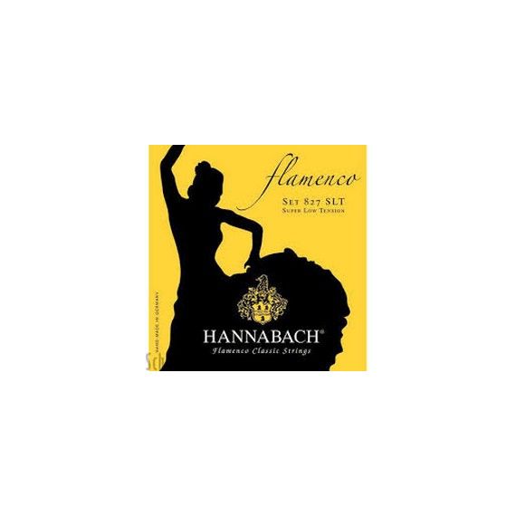 HANNABACH 827SLT Yellow FLAMENCO Струны для классической гитары супер слабого натяжения. 1, 2, 3 стр