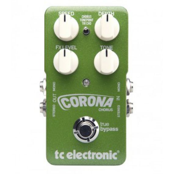TC ELECTRONIC Corona Chorus TonePrint напольная гитарная педаль эффекта хорус, 3 типа эффекта,