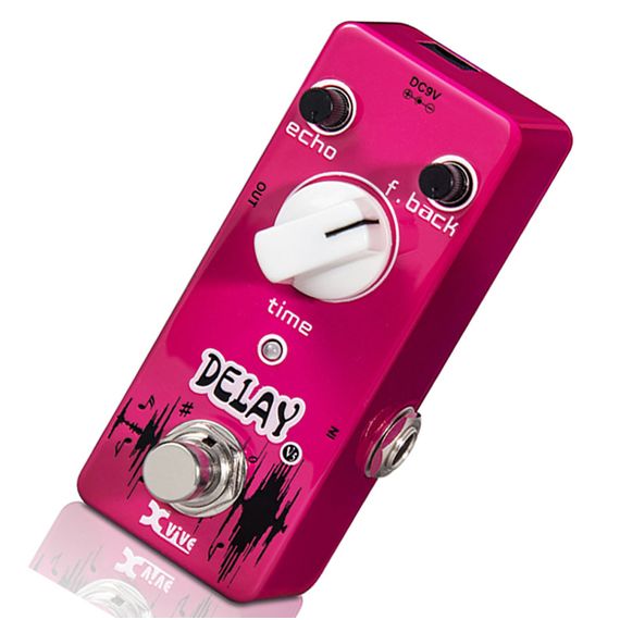 XVIVE V5 Delay Педаль эффектов гитариста, металлический мини-корпус, 9В