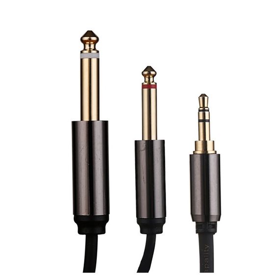 APEXTONE AP-3935/3 аудиокабель Mini Jack stereo - 2* 1/4 Jack mono 3 метра