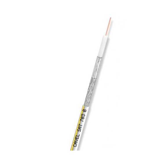 CAVEL SAT-703B Кабель коаксиальный (с желтой полосой)